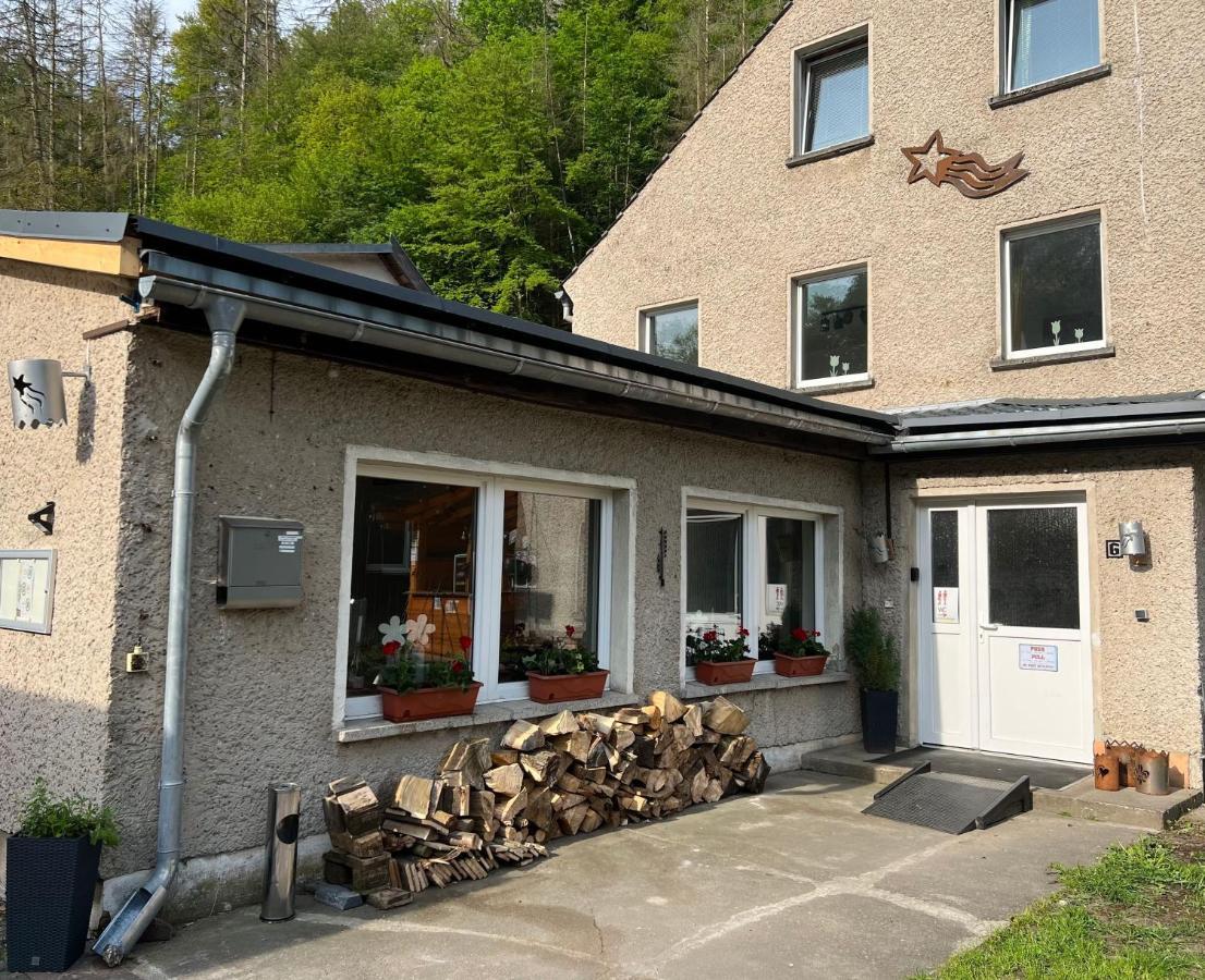 Pension Sternschnuppe, Treseburg Harz, Unmittelbar Am Wasser Thale Exterior foto